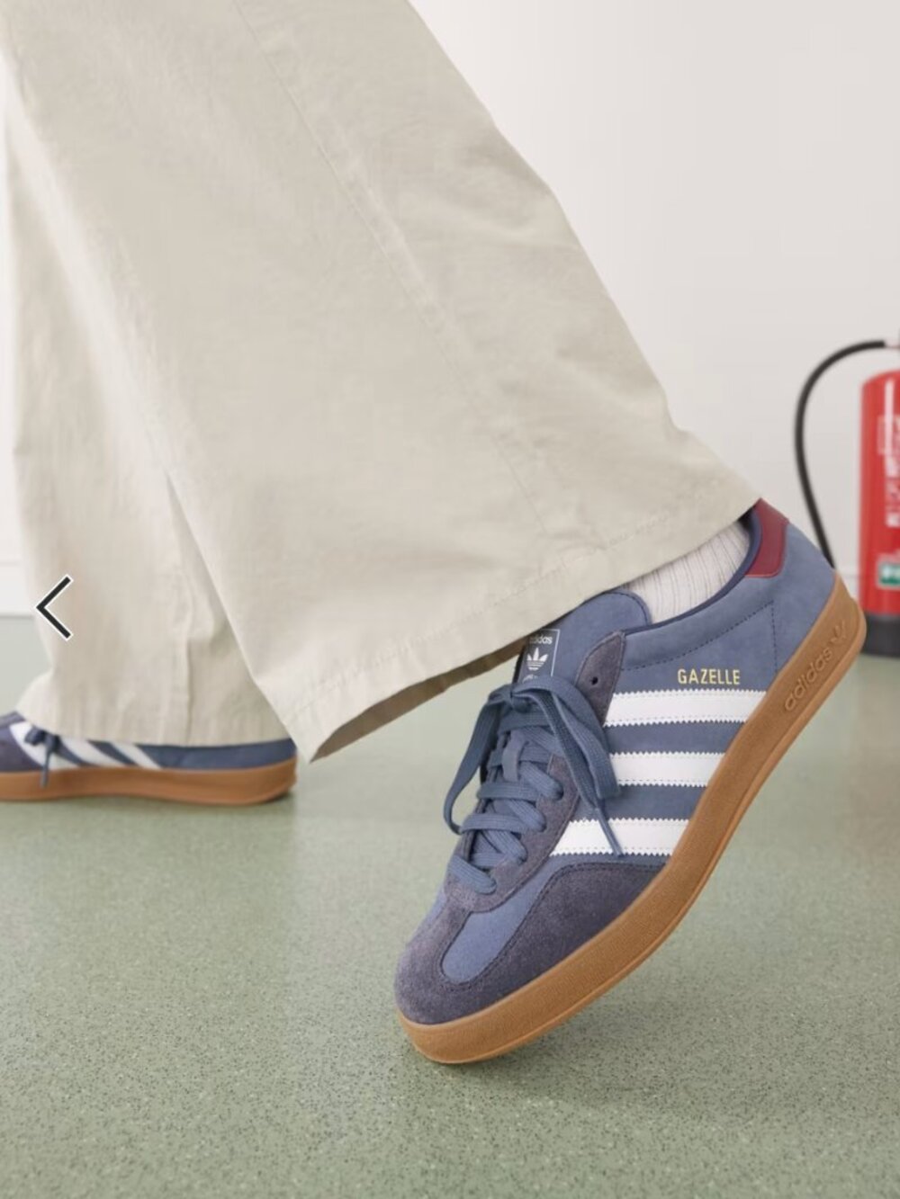 Adidas Originals Gazelle Indoor Sneakers, Navy, Womens 7